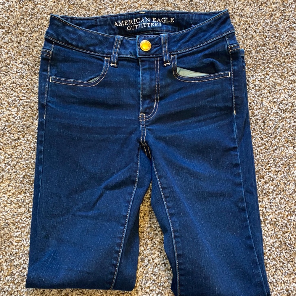 American Eagle Jeggings Dark Wash